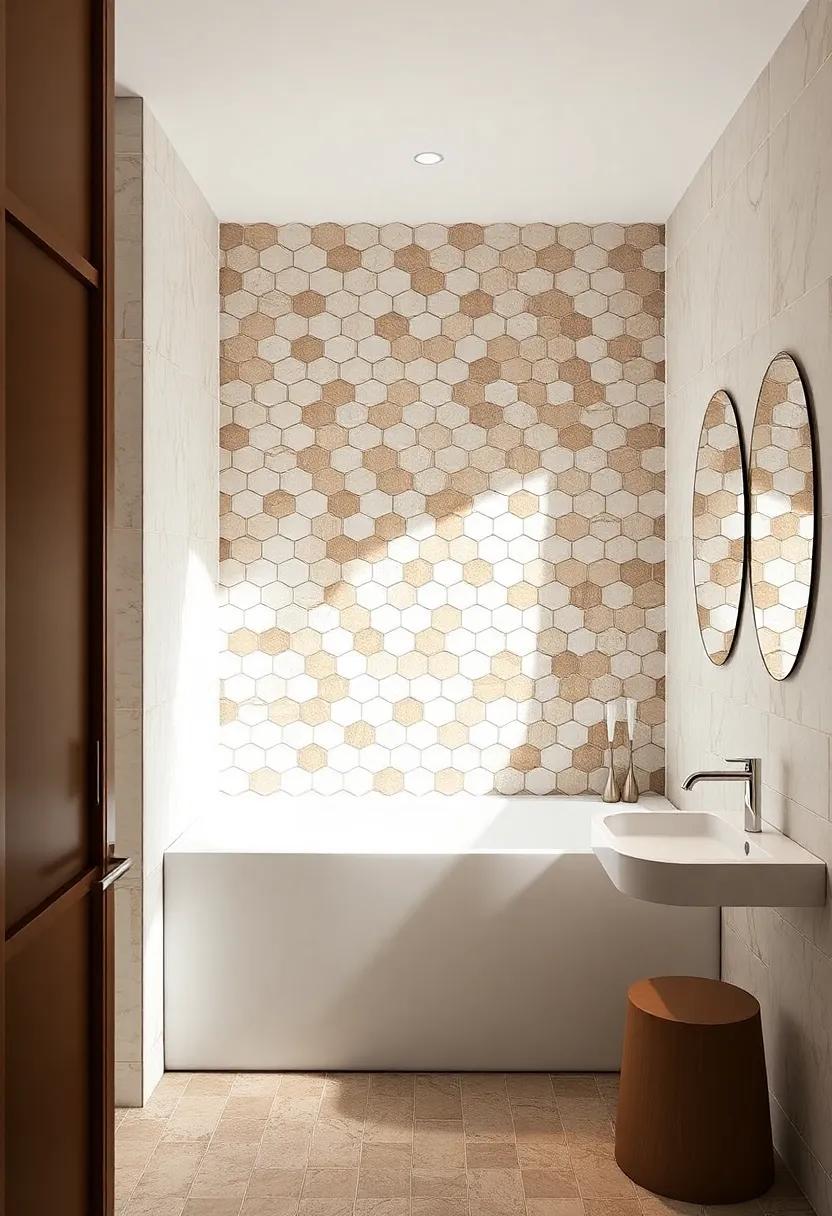 making a statement With Unexpected Tile Shapes and Layouts for Visual Interest