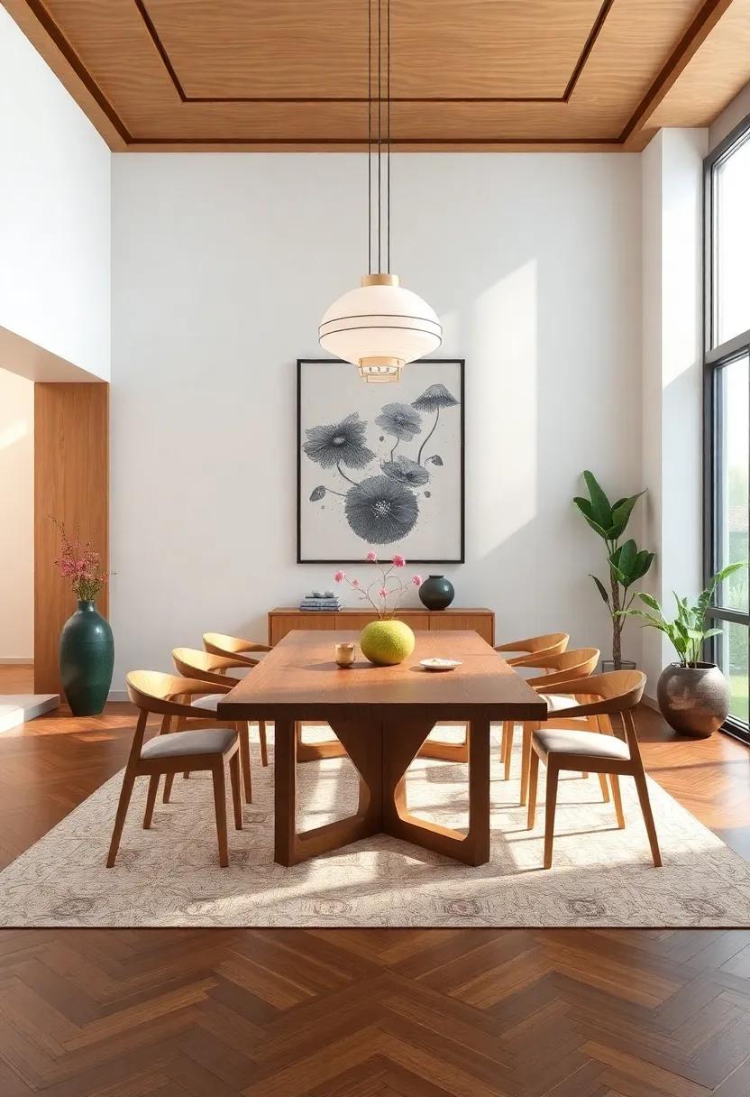 Blending Tradition ‌and Modernity: An Eclectic Approach to Dining Design