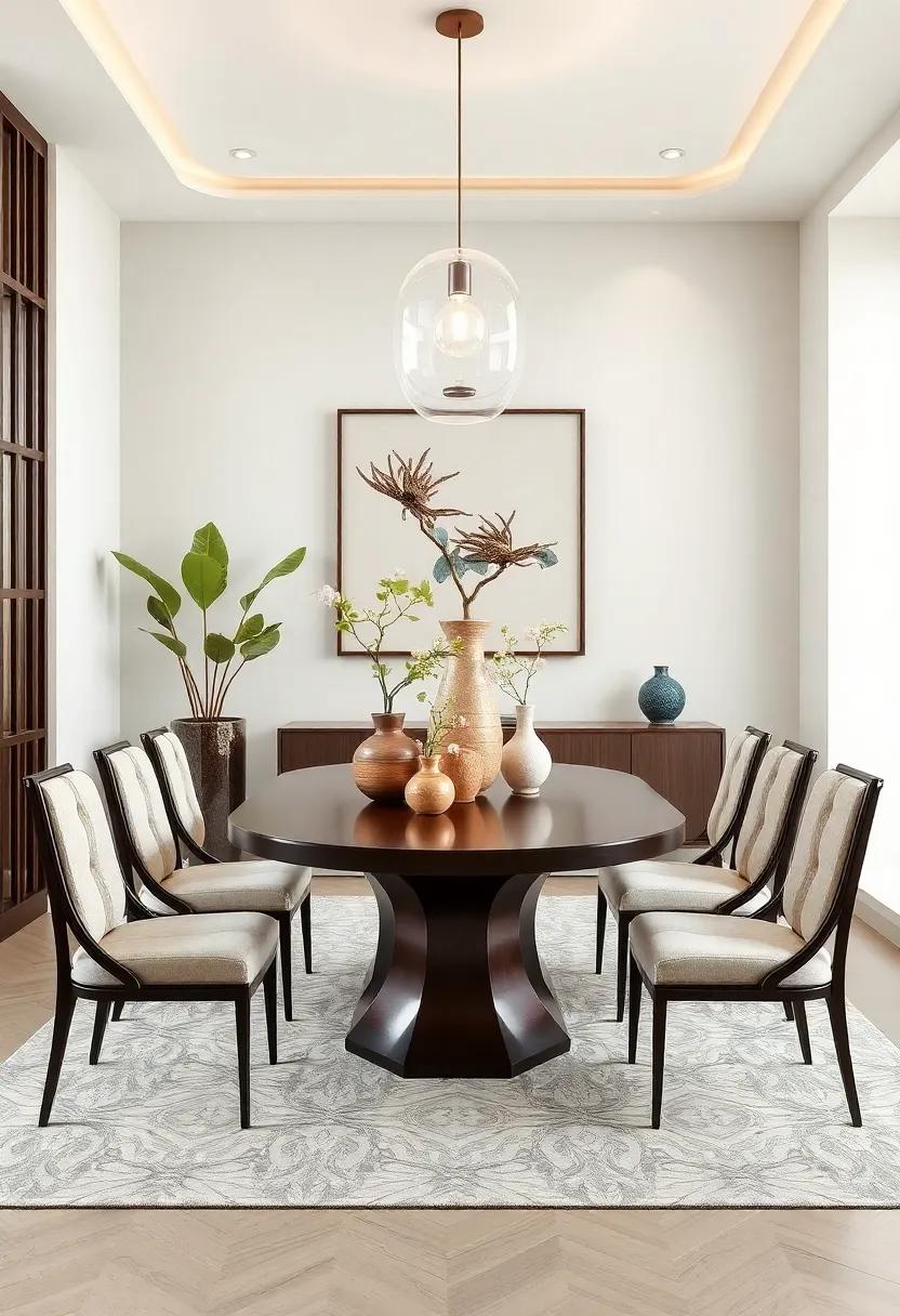 Inspiring Centerpieces:‍ Botanicals and Sculptures⁤ that charm the‍ Eye