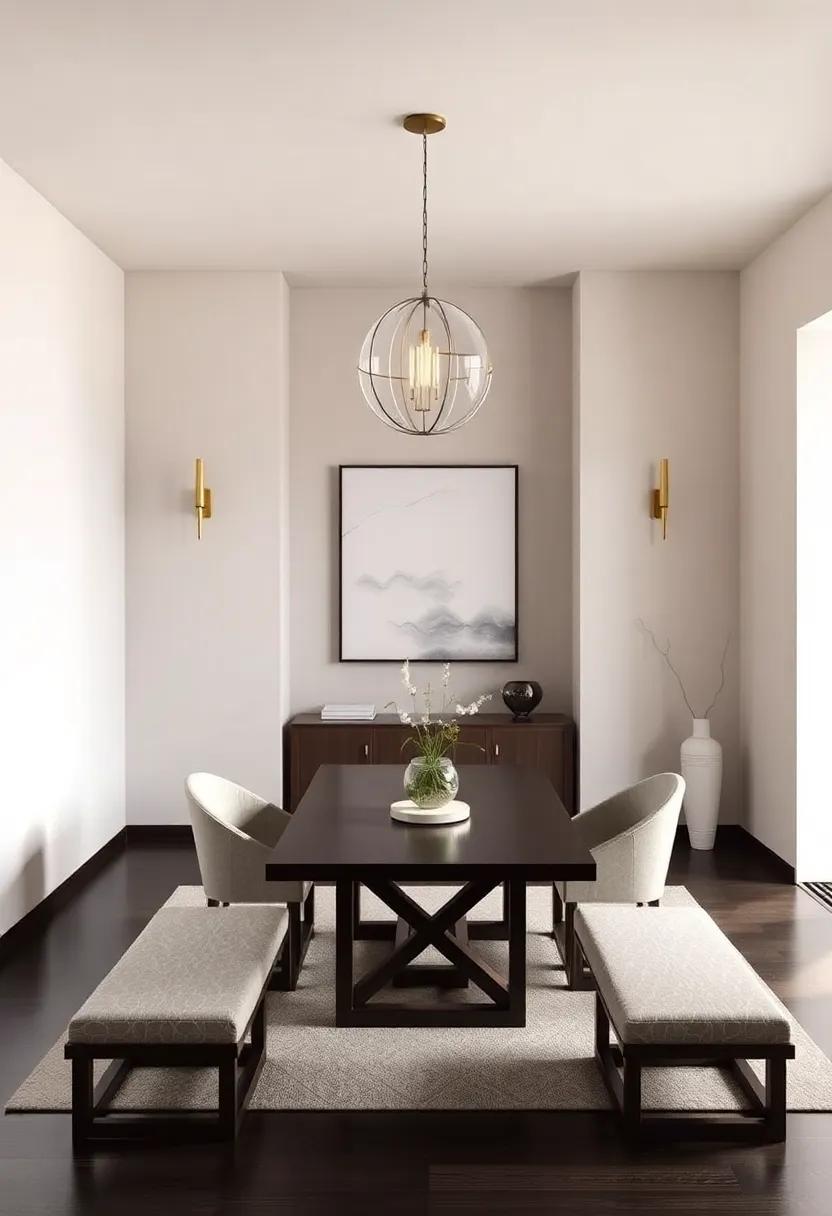 Private Retreats:⁣ Creating Intimate Dining Corners Inspired by Zen Concepts