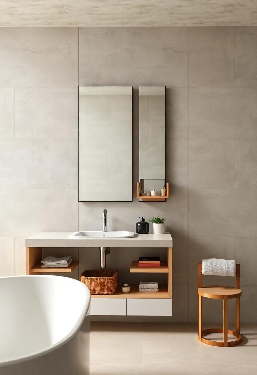 Mirrors​ with Built-In ⁢Storage ⁣Solutions for‍ a Clutter-Free ⁢Space