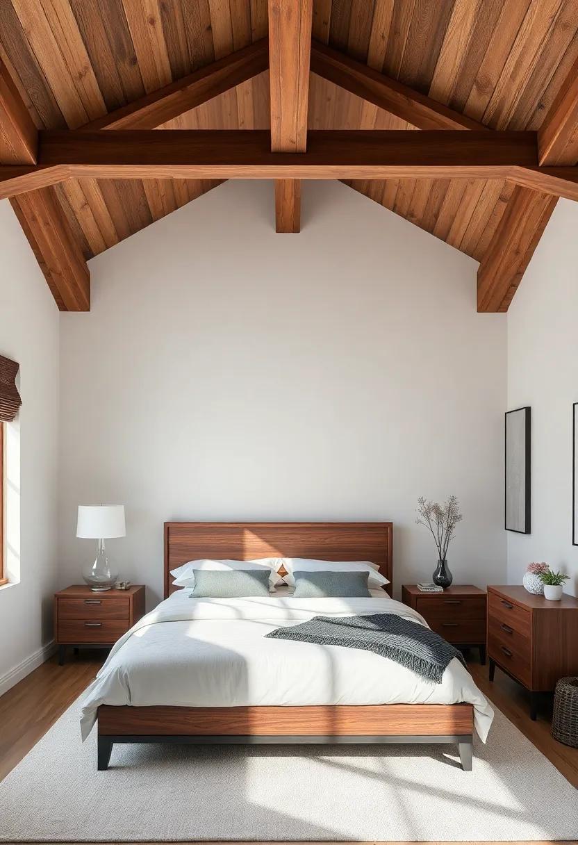 Wood-Beamed Ceilings: Expose beams in your​ ceiling ​to create drama and height, making the room feel more⁤ spacious ‍and inviting