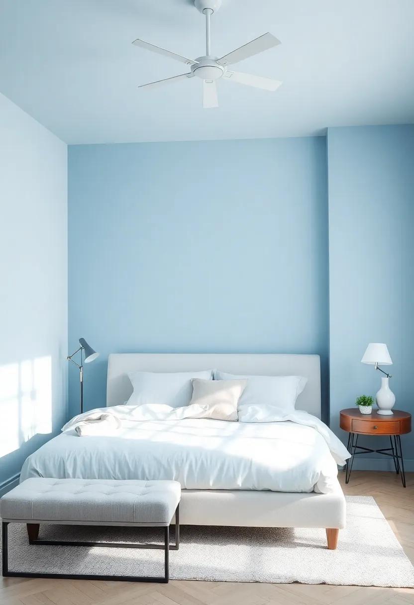 Infusing ⁤pale‍ blue into Your Bedroom: ​A Fresh and ⁢Airy Vibe