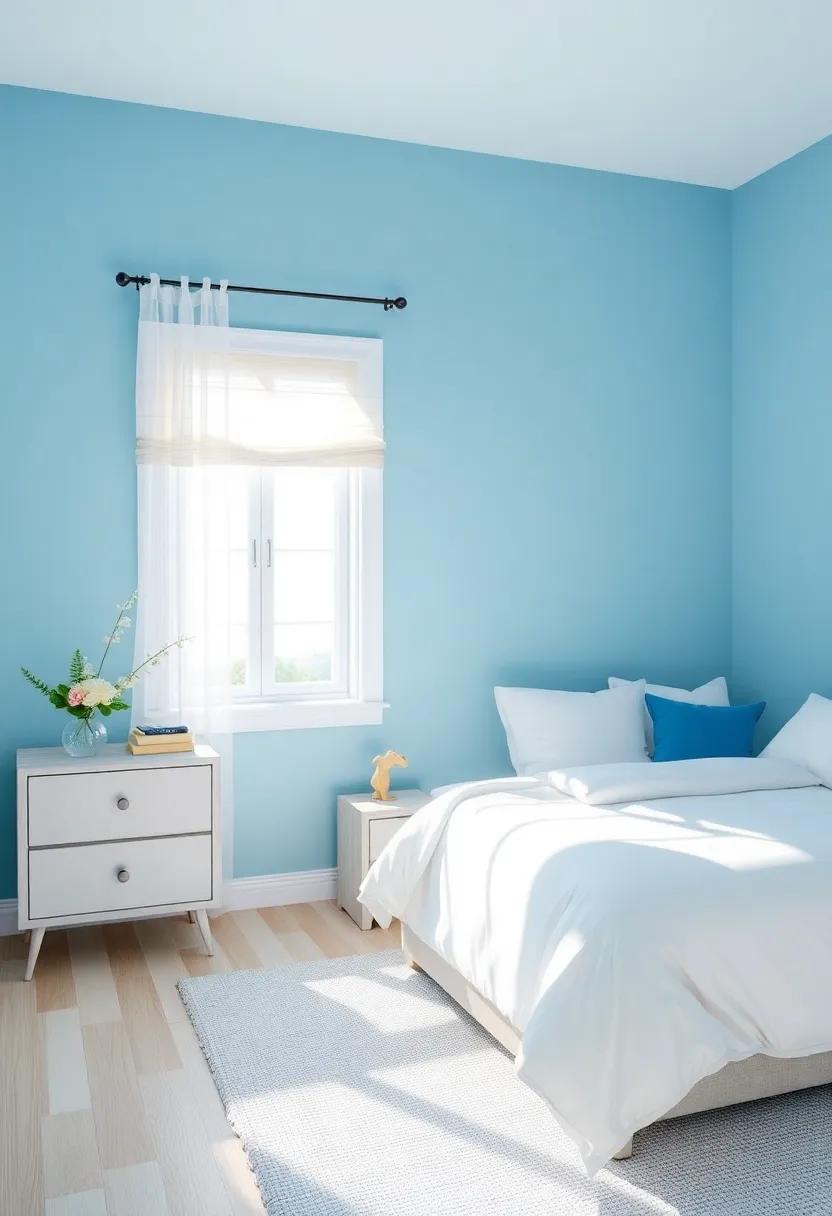 The Refreshing‍ Impact of Ice‍ Blue‌ in Coastal-Themed Bedrooms