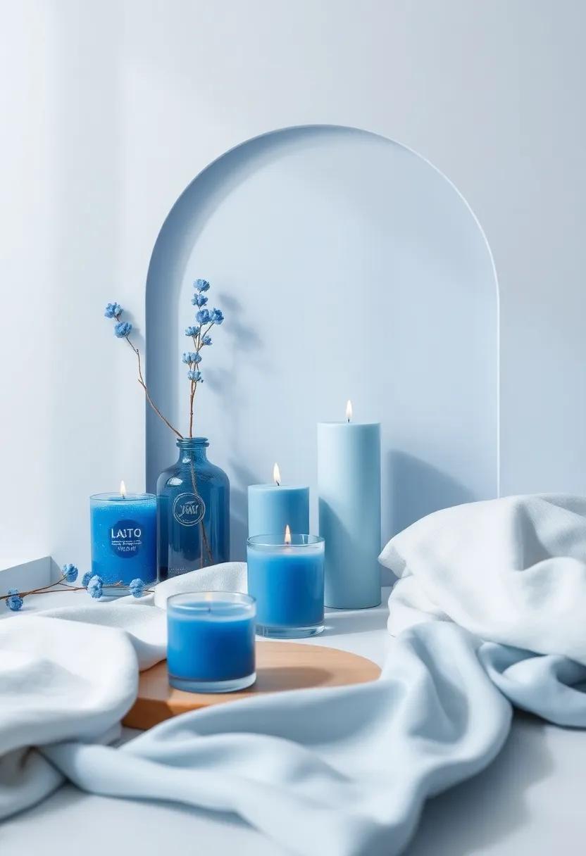 Whispers​ of Serenity: Blue Candles and Aromatherapy in ​Decor