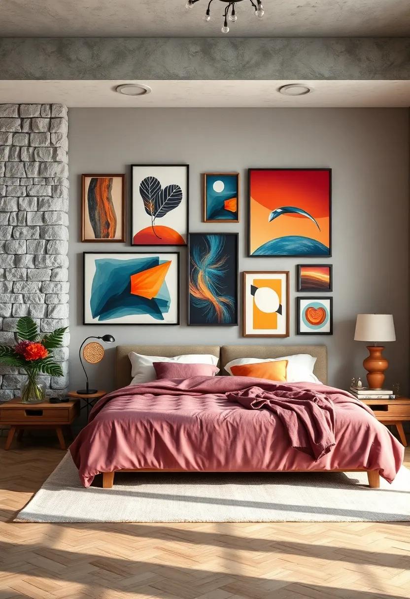 Gallery ⁣Wall: Create a dynamic display ⁣with a collection‌ of framed art pieces, photographs, and ⁤personal​ mementos that tell ⁤your unique ‍story