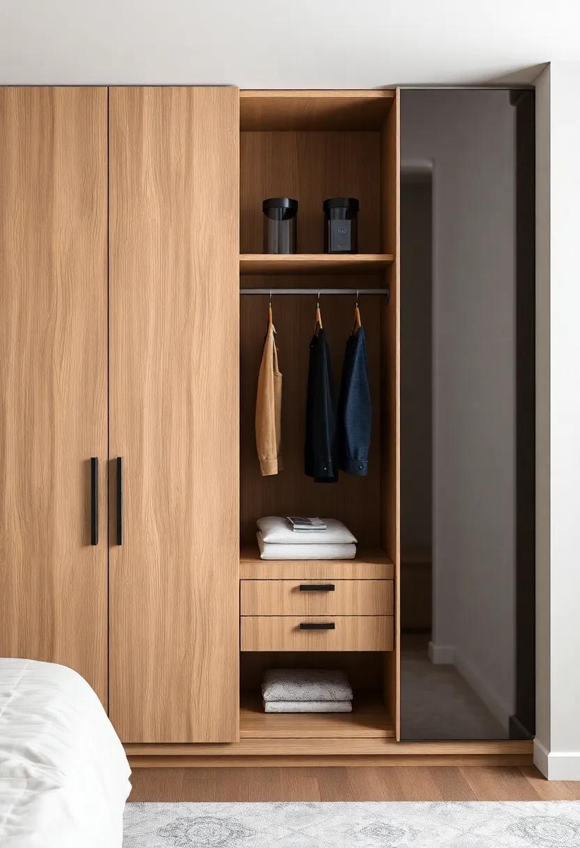 Integrate ​Multi-Functional Furniture That Doubles as Wardrobe Solutions