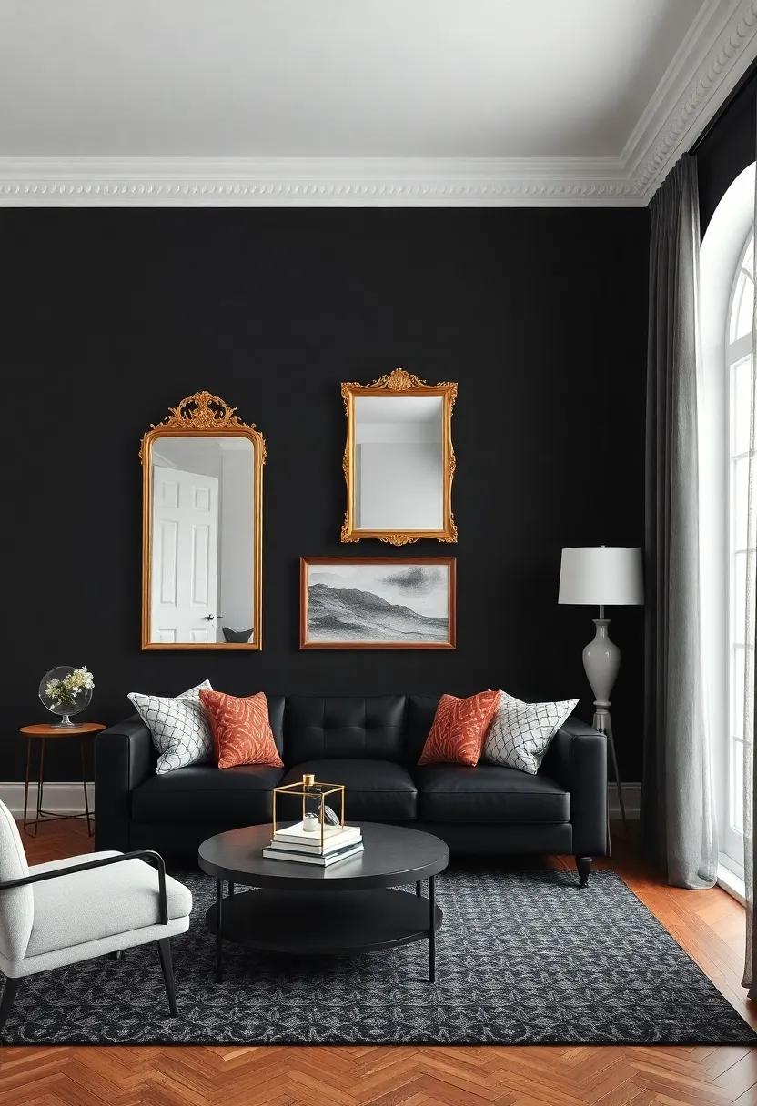 Use framed ⁣vintage⁣ mirrors ‍to not only⁤ reflect light but also act⁢ as ‍decorative wall art