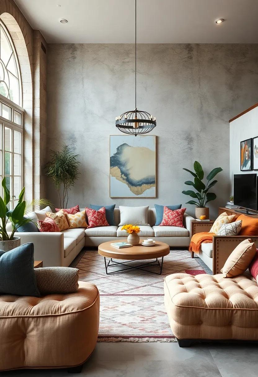Add Functional Elements with Stylish Ottoman Seating options