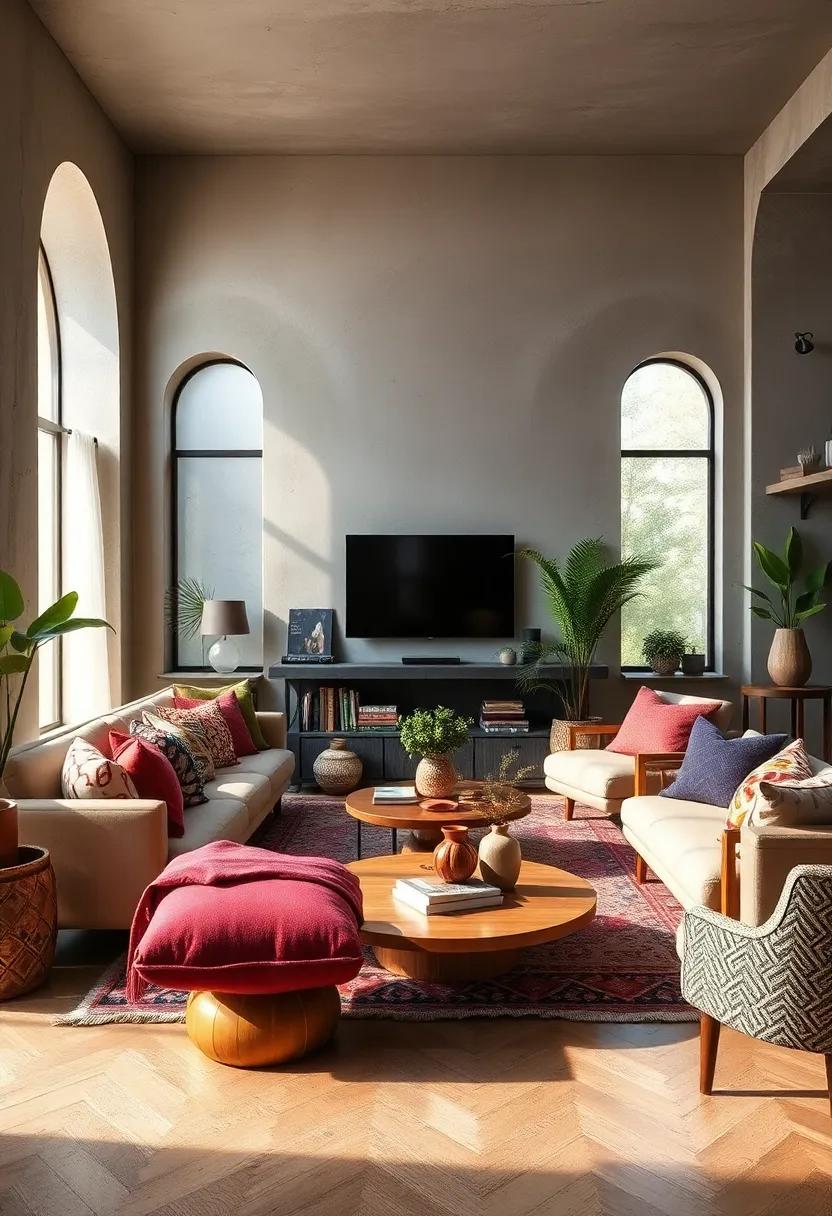 Blend Eclectic Patterns in⁤ Soft Furnishings for an artistic Touch