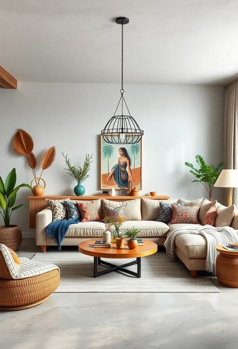 Create a Focal Point with a Statement ‍Sofa⁤ in a ​Bohemian Style