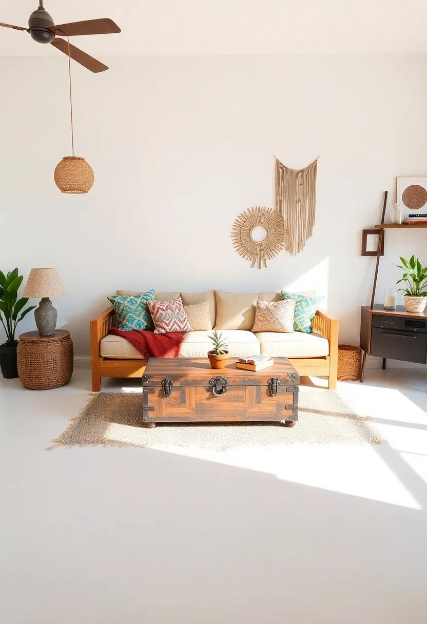 Incorporate⁢ Multi-functional ‍Furniture: Use furniture that serves multiple purposes, such as a trunk that ⁣doubles as⁤ a‌ coffee table, to keep your ⁣space functional yet ​stylish
