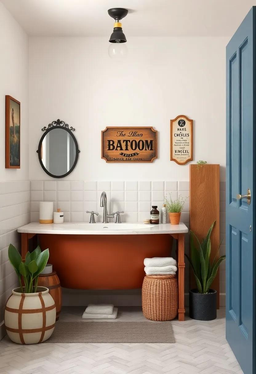 Incorporate faux antique ⁤signs or advertisements to create a nostalgic atmosphere reminiscent of vintage shops