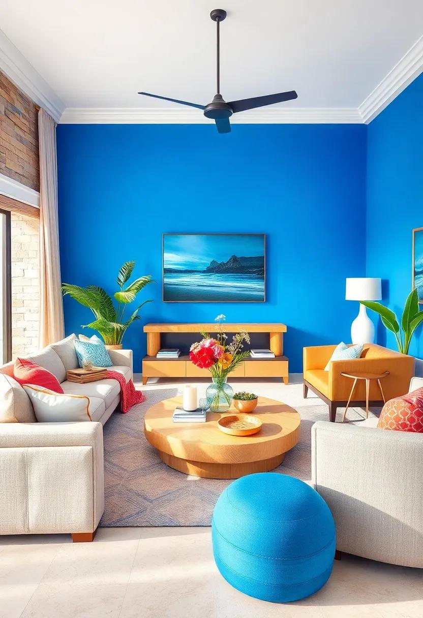 Consider a Coastal ​Color Block:⁤ Have fun with color ​blocking by pairing ‍blue tones with sandy beige or ⁢bright coral