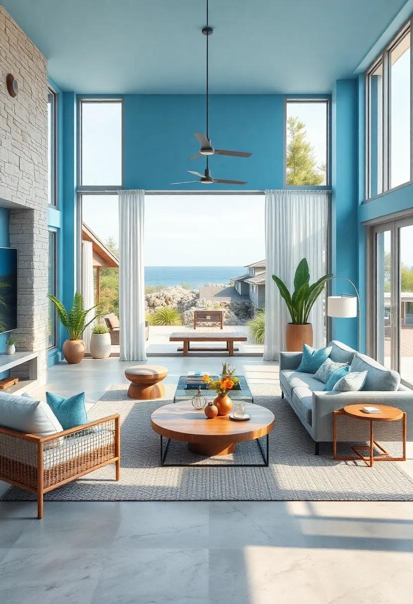Bring ​the outdoors In: ​Use large windows⁢ and glass doors to ​invite natural light and views of the surrounding⁣ nature