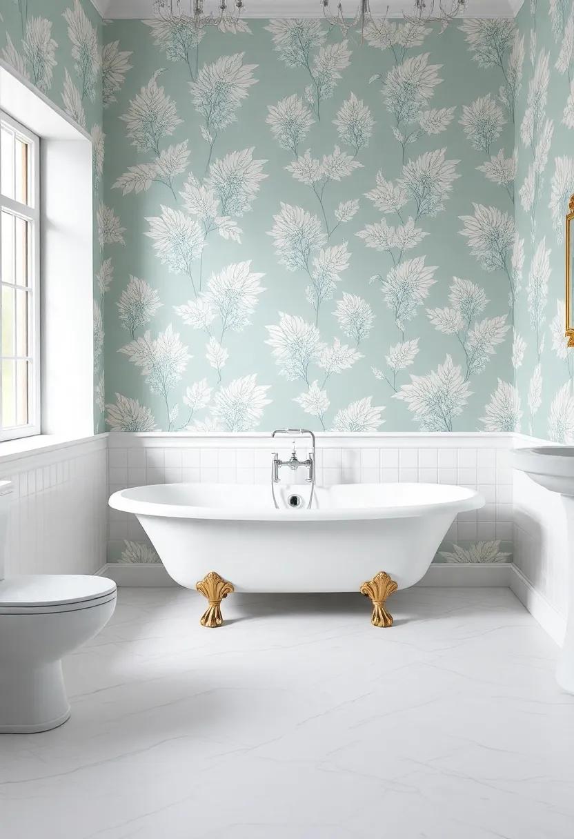 Captivating Wallpaper choices to⁤ Transform⁤ Bathroom Walls