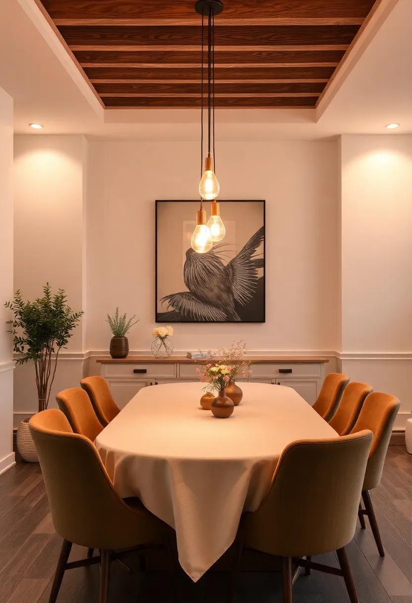 Incorporate‍ Warm Lighting: Use pendant lights or chandeliers with soft, warm bulbs to⁤ create an inviting atmosphere that feels cozy for family meals and gatherings