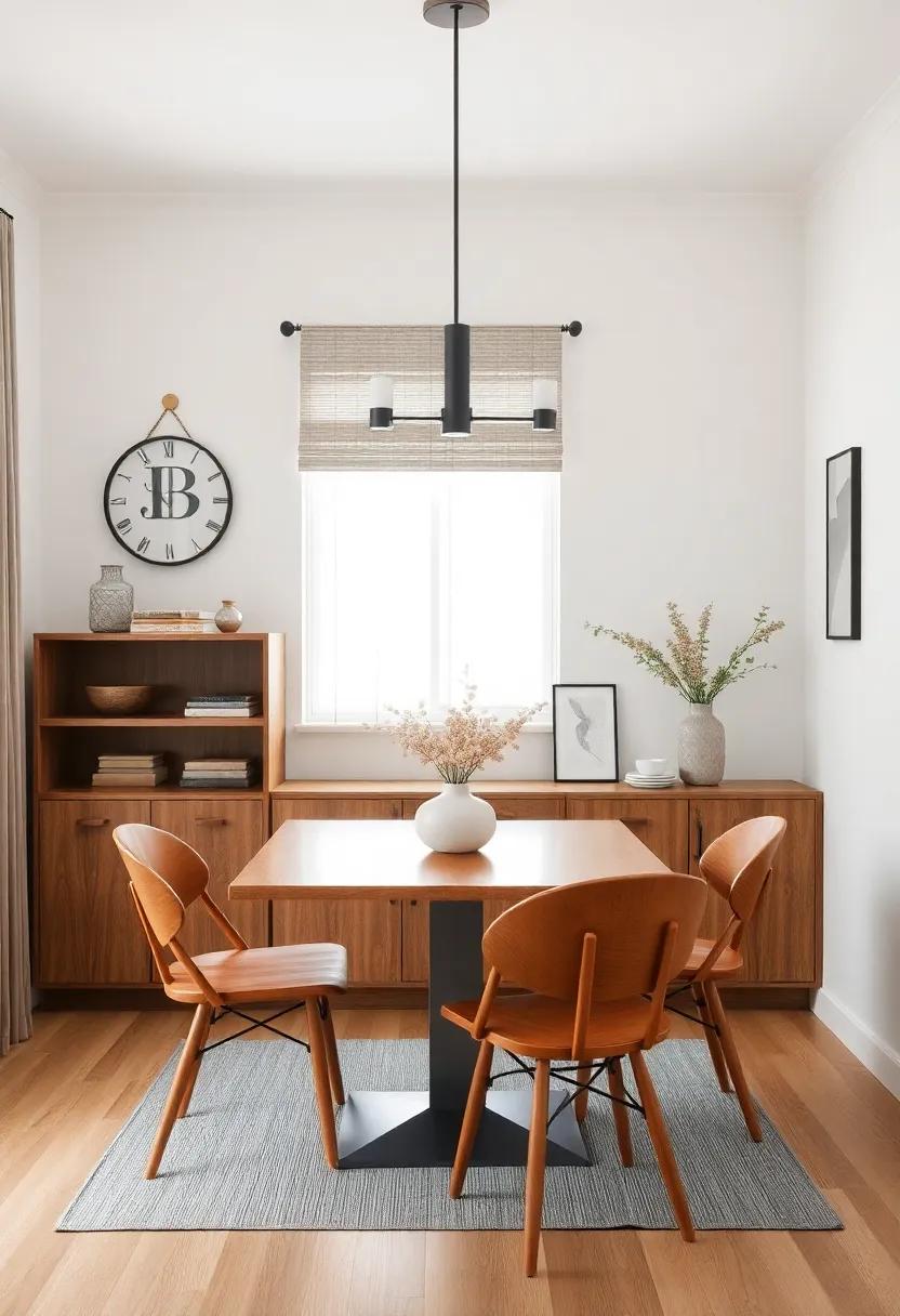 Hidden storage: Incorporate⁢ sideboards​ or cabinets that provide hidden storage, keeping your dining area clutter-free while maintaining a cozy and inviting look