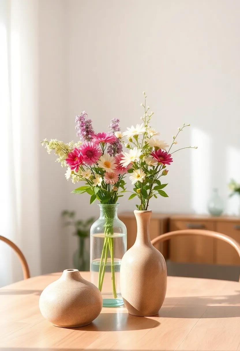 Fragrant Blooms: Place fresh flowers or herbs in vases to ‌fill the ​room‌ with delightful fragrances, which can elevate mood and enhance the dining experience
