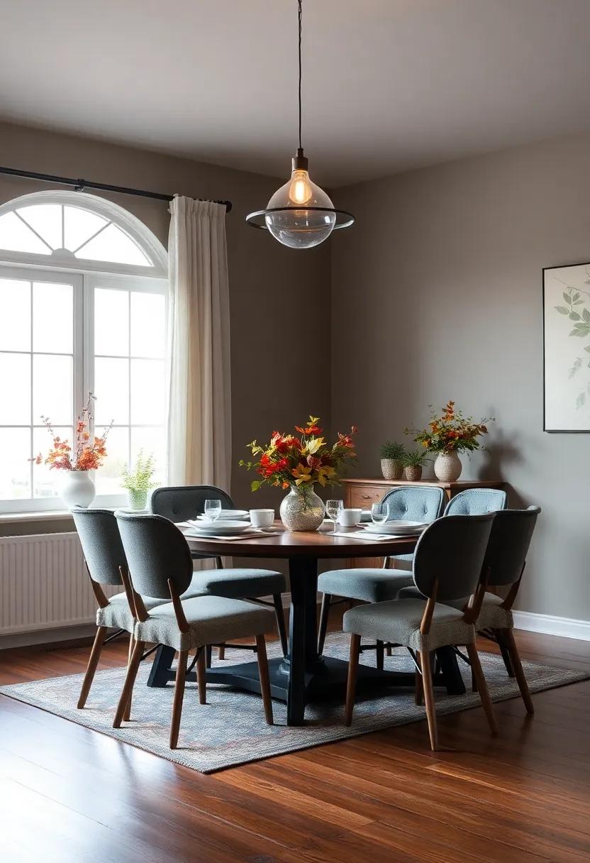 Seasonal Decor: Change decor ⁤with the seasons, adding touches of autumn leaves, winter pine,⁤ or spring blossoms to keep the dining area inviting year-round
