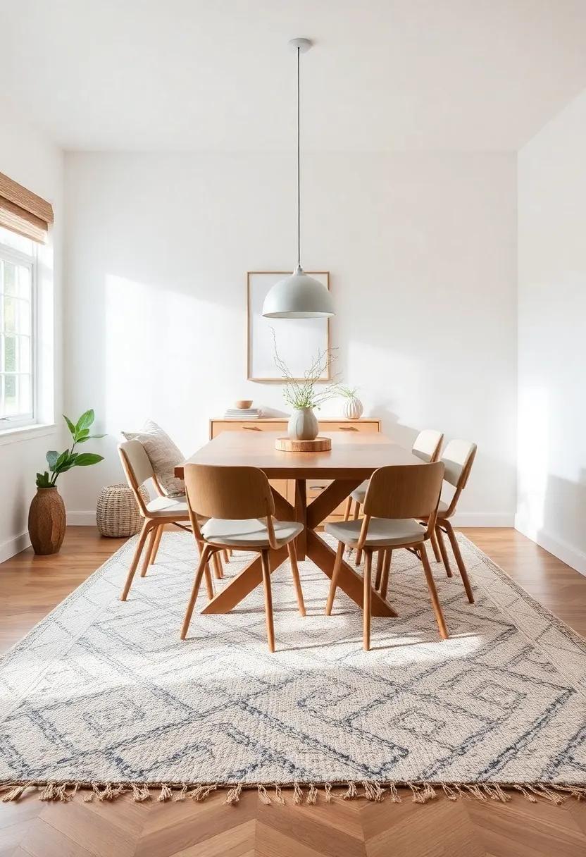 Cozy ‌Rugs: Layer a soft area ‌rug under ‍the dining table to define the space and add warmth ‌underfoot, making the dining experience‌ more comfortable