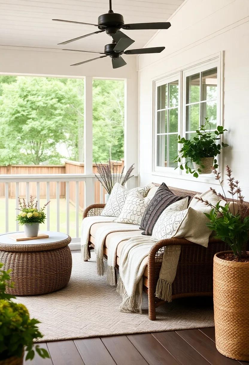 Use Cozy⁢ textiles: Layer decorative throw pillows and blankets that match your​ color scheme while⁣ adding warmth and comfort