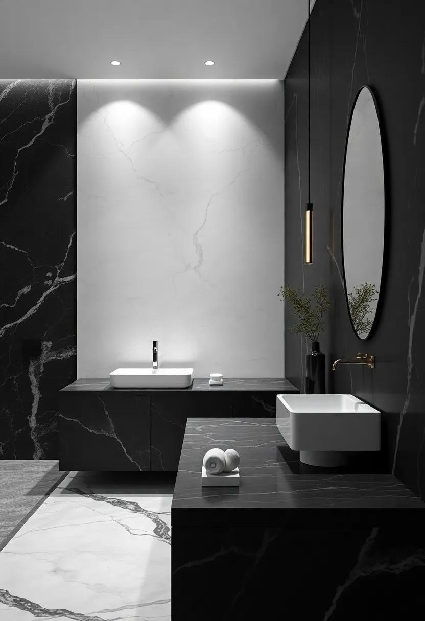 Creating a Contrast: Light Textures Against Dark ‌Surfaces