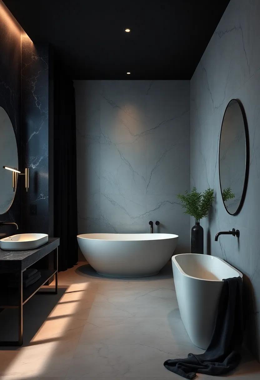 Luxurious Linen: ⁣Emphasizing Texture​ with Dark Fabrics