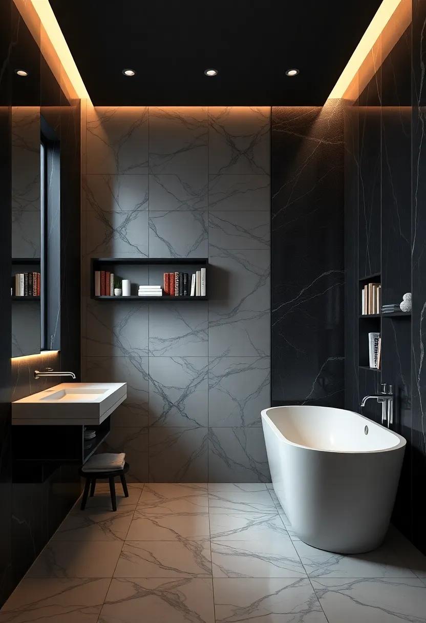 Personal Libraries: Integrating Bookshelves in Bathroom Design