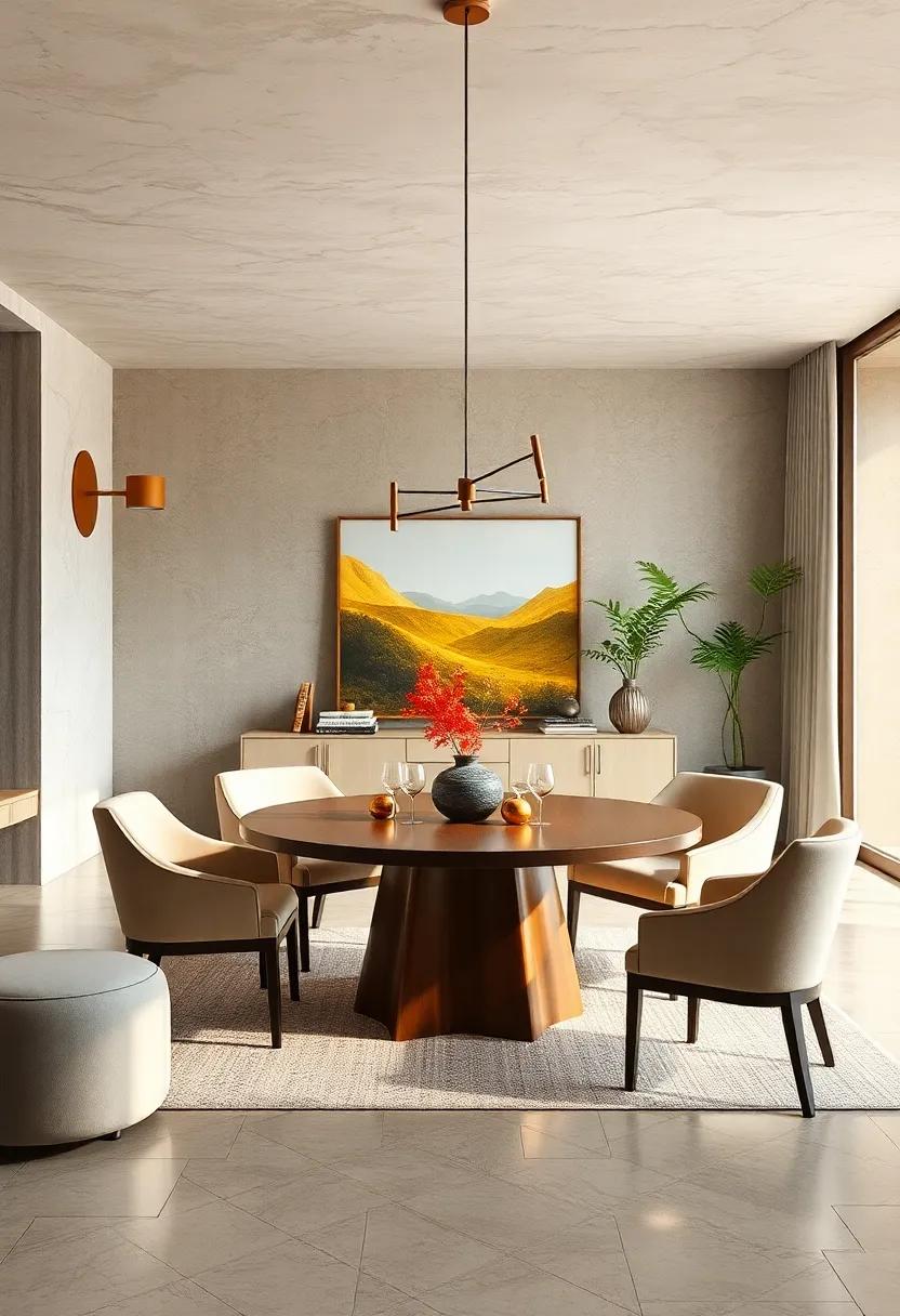 Lighting Wonders: Enhancing Round Tables with Unique Fixtures
