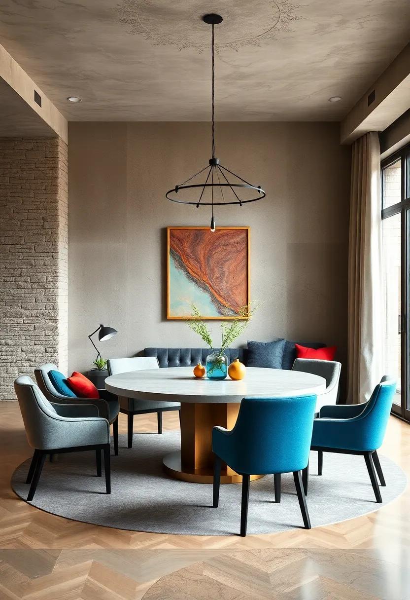 Focal Points: Designing ‌around Your Round Table for Visual Impact