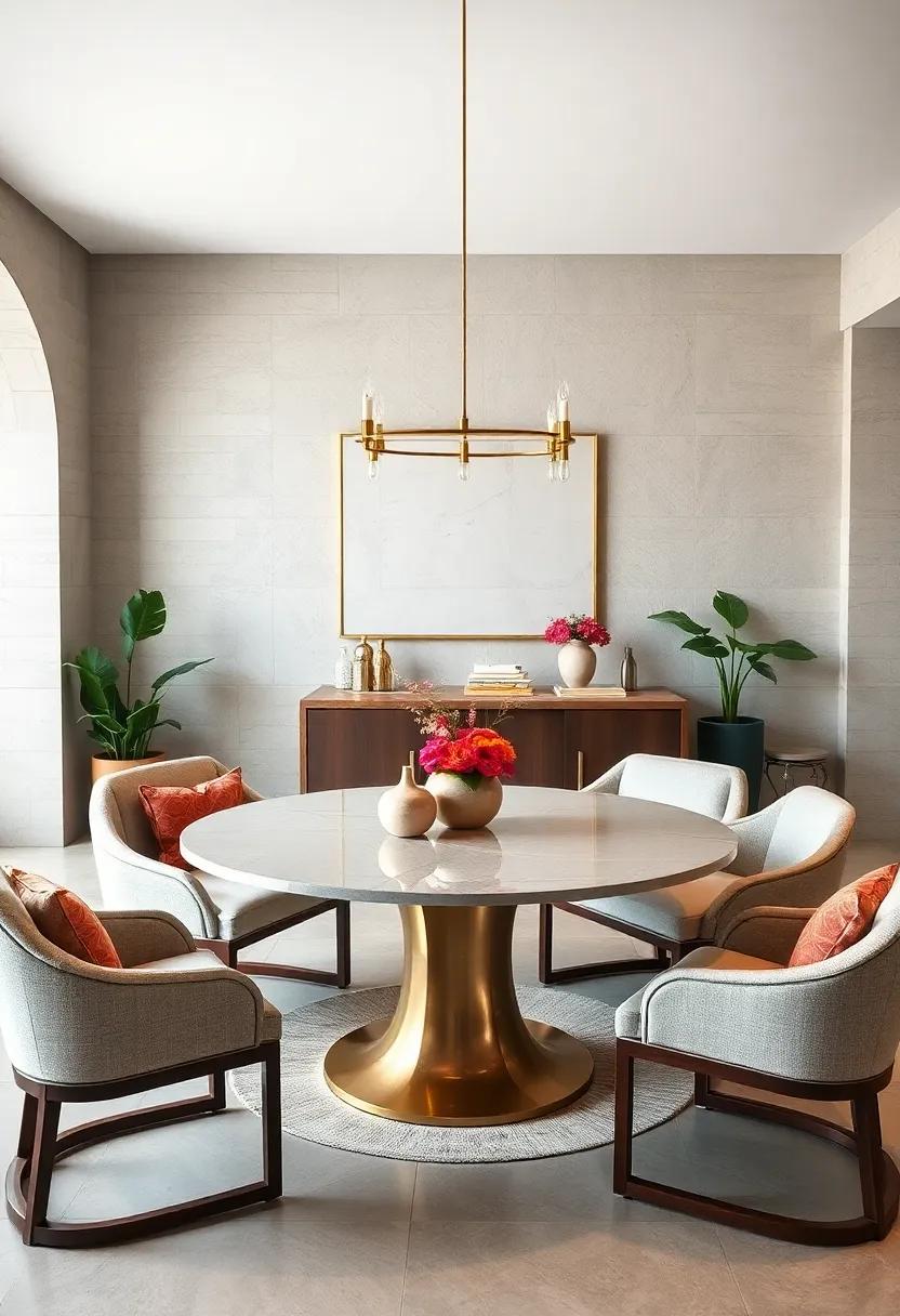 Inviting Atmosphere: The Charm ‍of Round Tables in Dining Rooms