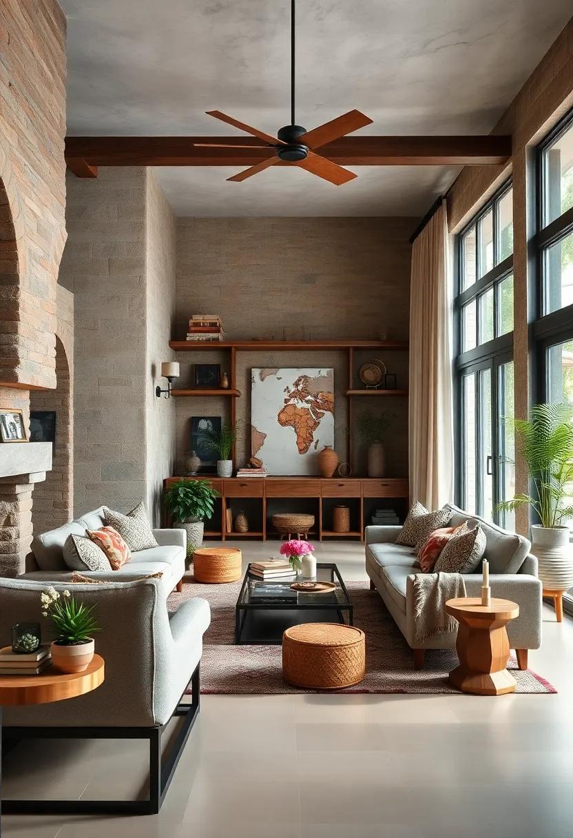 Arrange⁤ a collection of rustic,⁤ handcrafted items alongside clean-lined modern decor to celebrate craftsmanship in the present