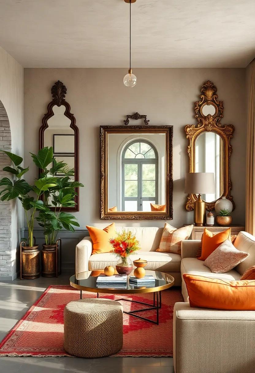 Use antique mirrors ⁢to reflect light and add depth in contemporary rooms,enhancing the eclectic feel with vintage elegance
