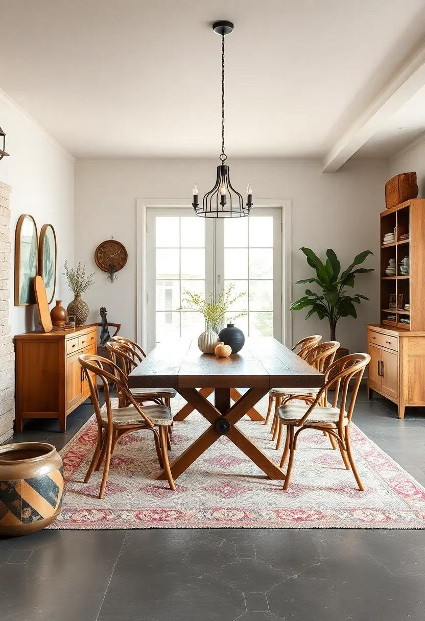 Feature traditional patterns in‌ wallpaper or rugs, adding a splash​ of history to a room anchored by modern finishes