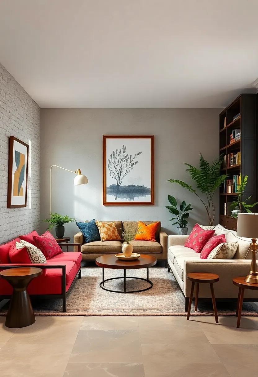 Hang framed traditional art alongside modern prints⁢ to create a conversation between eras on​ your walls