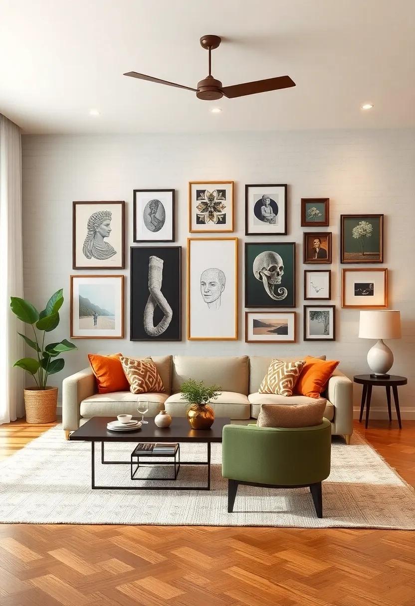 Revisit the past with a gallery‍ wall ‍that features family heirlooms,cultural artifacts,and ⁤modern photography in cohesive frames