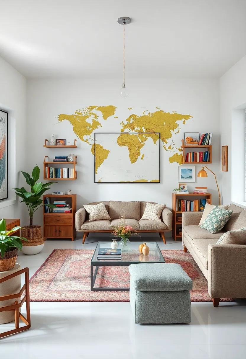 Exploring the World Through Curated Books and Travel Memorabilia