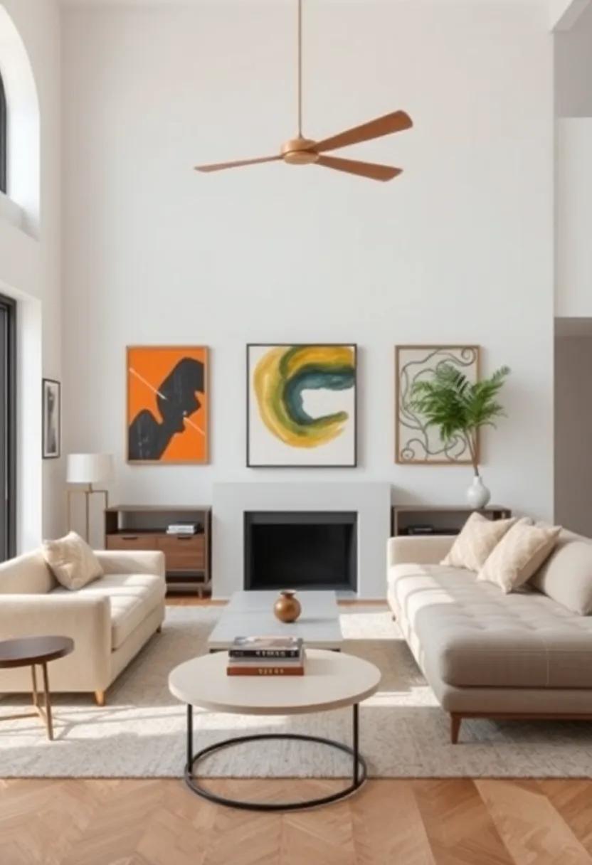 Creating Zones in Your Living Room with ⁢Art⁢ and Furnishings