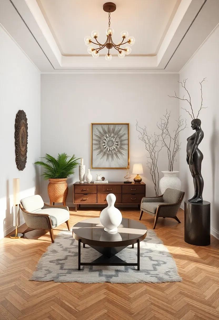 Focal Points of Intrigue: How Sculptures Transform Room Dynamics