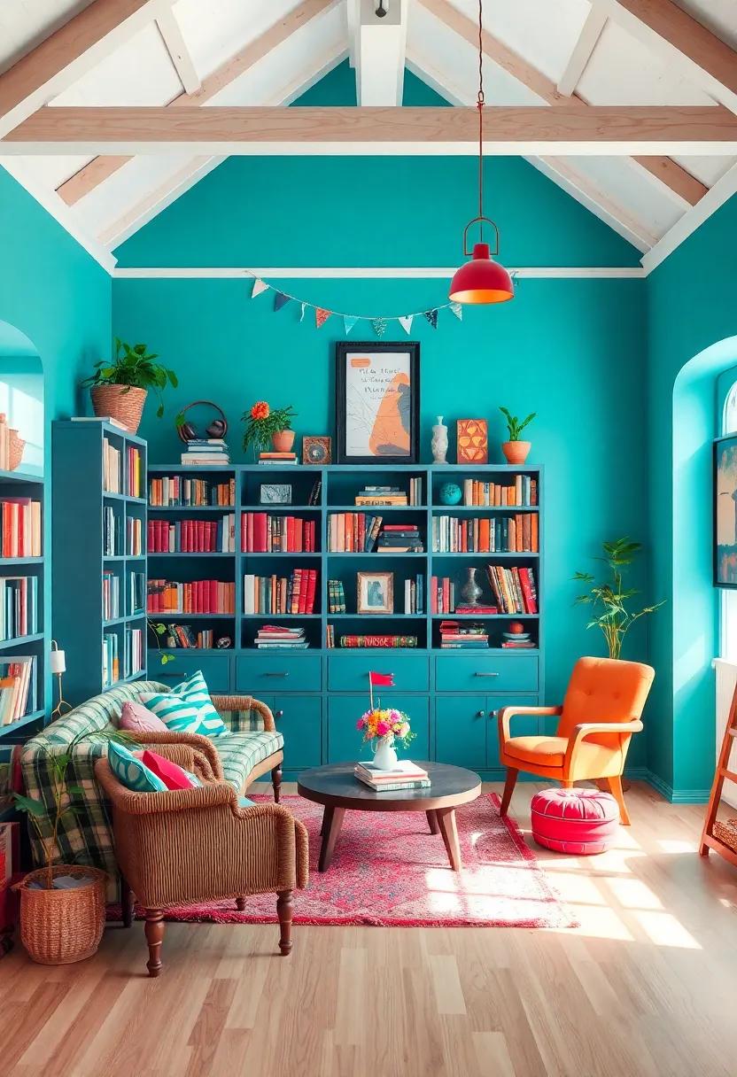 Whimsical Library⁤ Loft: Uncover a ‌cozy nook ‌adorned with shelves ⁢upon shelves of books and whimsical decor, perfect for the avid reader longing for adventure