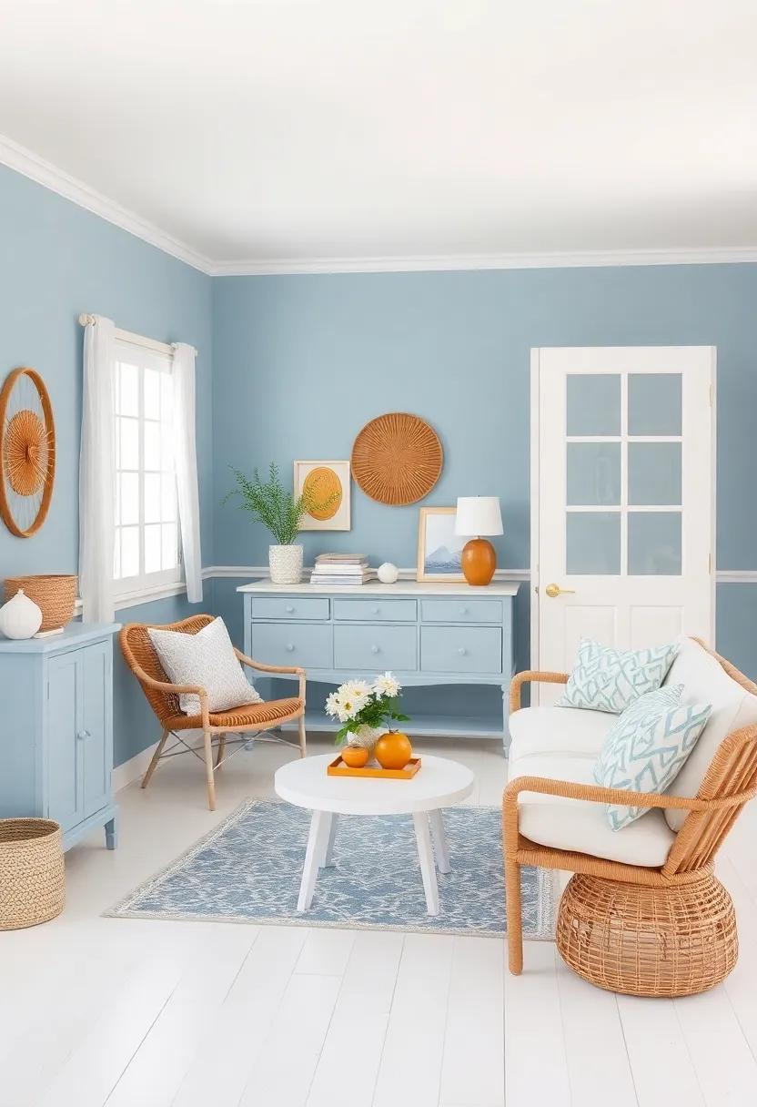 Coastal Cottage ‍Aesthetic: Embrace a relaxed coastal⁣ vibe with soft ⁤blues and‌ whites, creating a serene atmosphere perfect for leisure and ‌creativity