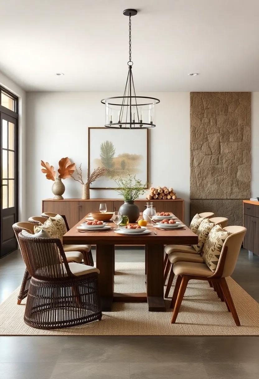 Highlight Natural Materials with Stone or Wood Accents That Ground the Room