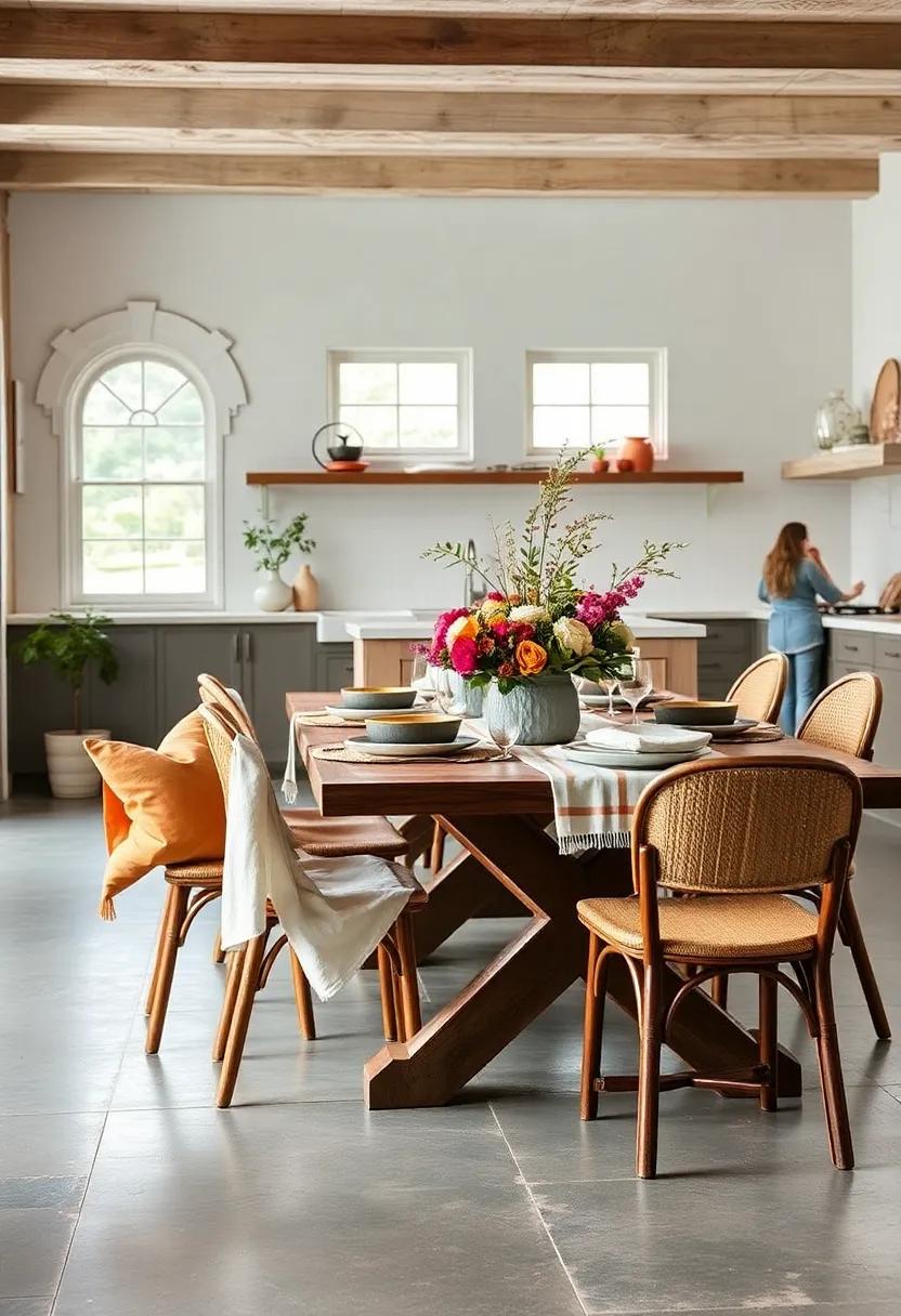 Layering Textures: Combining Fabrics and Materials​ for an Inviting Table setting