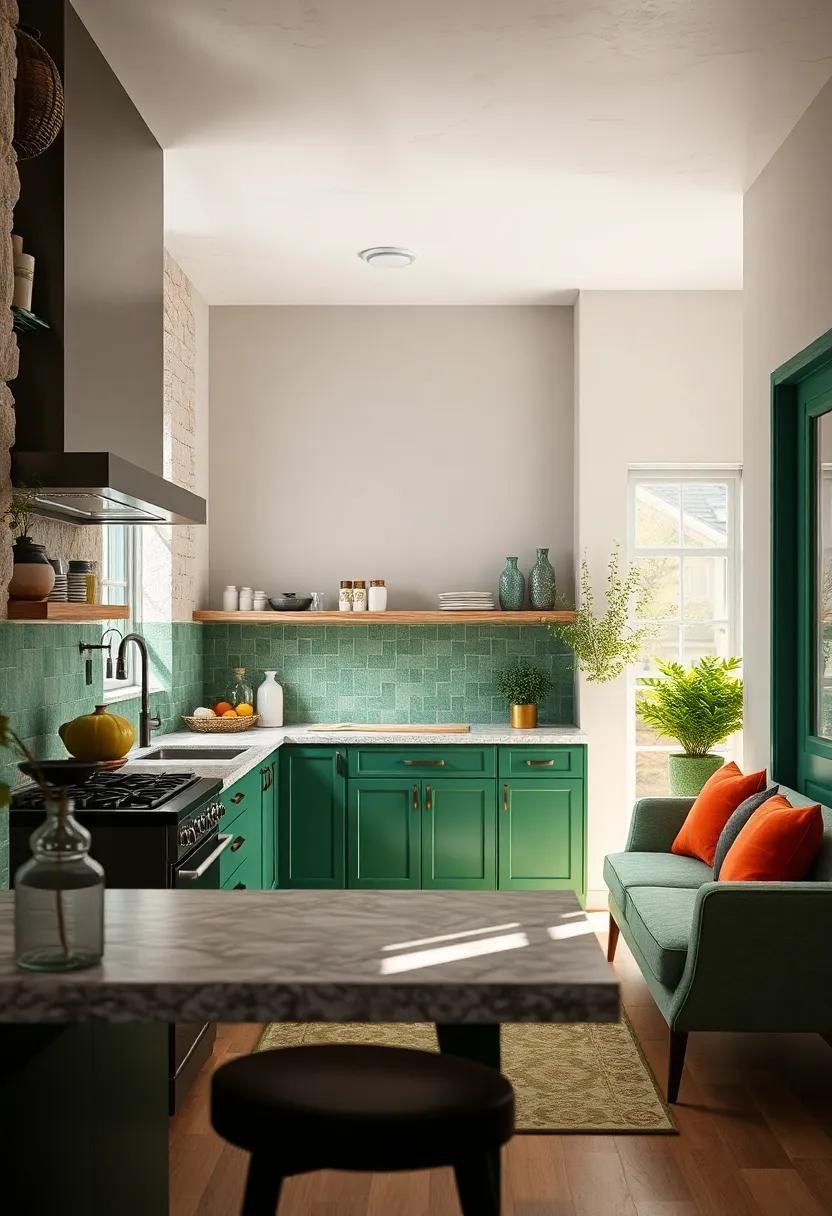 Fern Green: Bring the outdoors ⁢in with fern green accents, creating a harmonious blend of nature-inspired colors