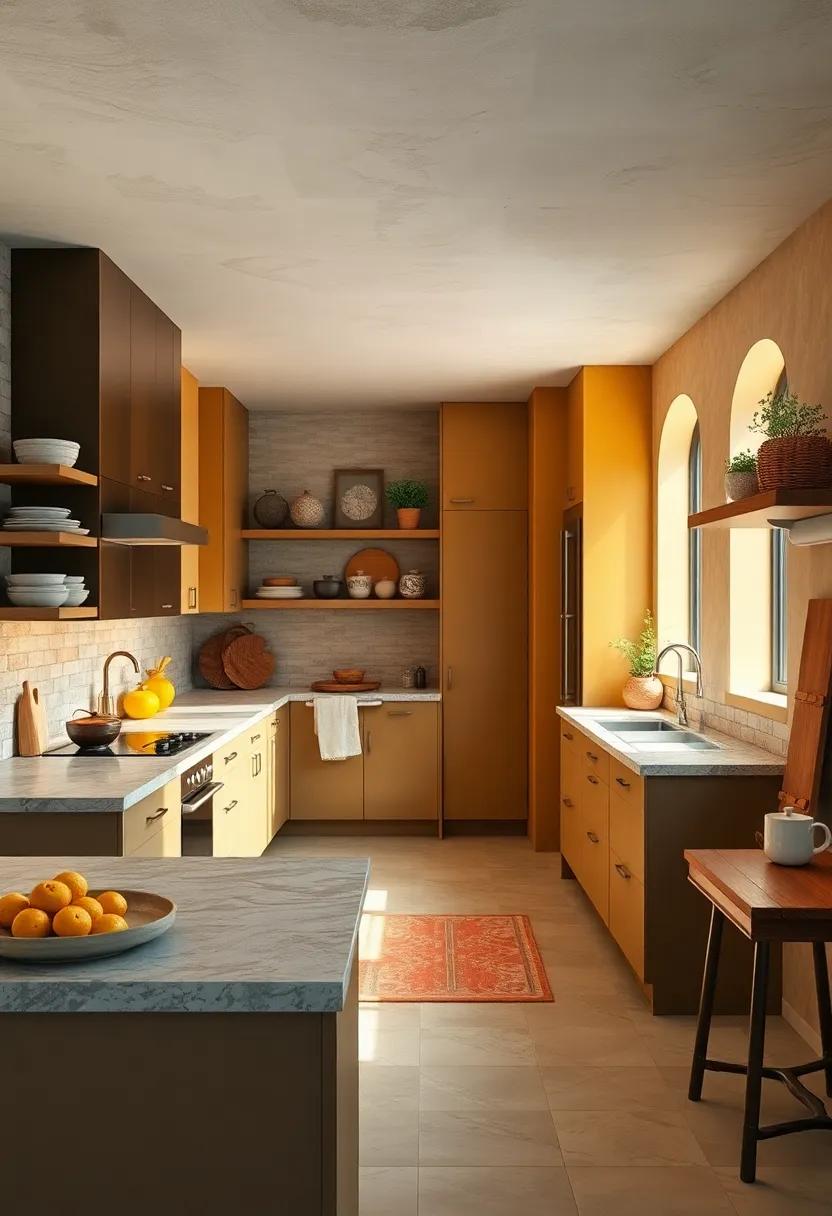 Golden Honey: Enrich your kitchen ​with golden honey accents, adding warmth and inviting a sense of comfort and home