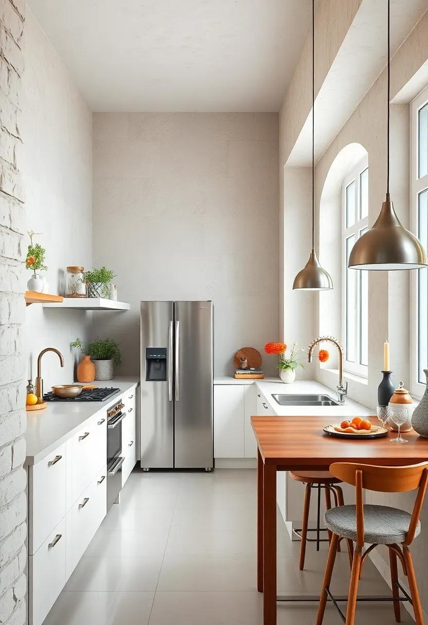 Ivory Touch: Use ivory for a classic, understated elegance that brightens ⁢up your galley kitchen while remaining versatile