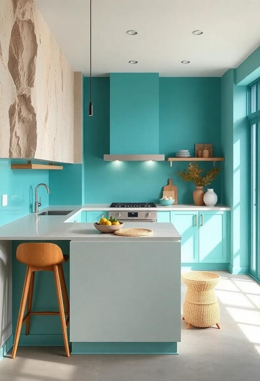Playful Turquoise: Infuse a sense of joy with playful turquoise, bringing an uplifting energy that​ invigorates your culinary endeavors