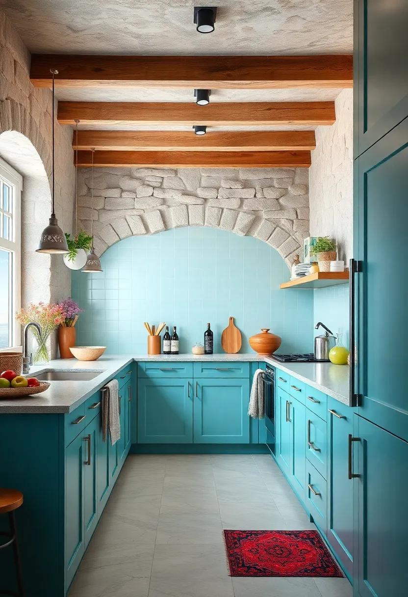 Refreshing Aqua: Transform ​your galley ⁤kitchen with a soft aqua that evokes the tranquility of ‍the ocean, creating‌ a serene cooking space
