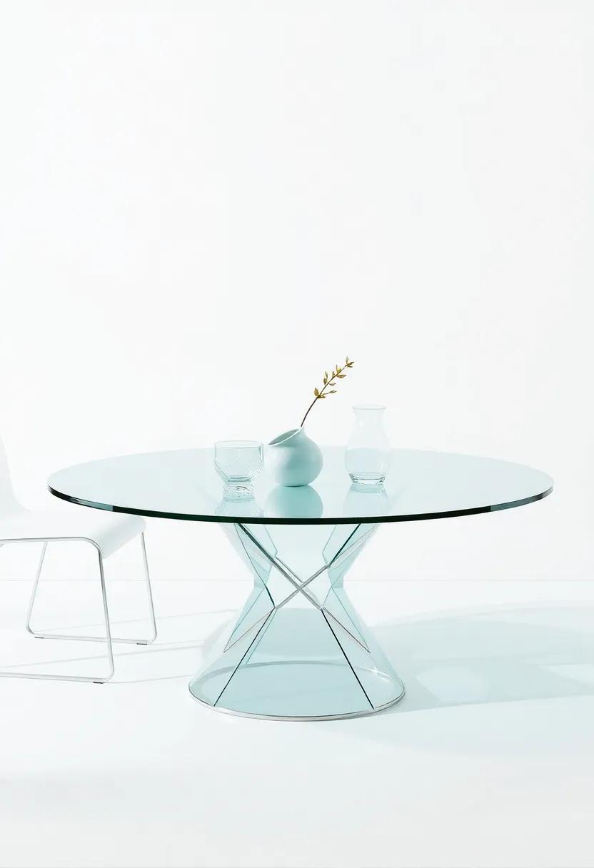 Geometric Patterns: Incorporate geometric tableware or decor items​ that echo⁢ the shape of the glass table, adding a modern twist